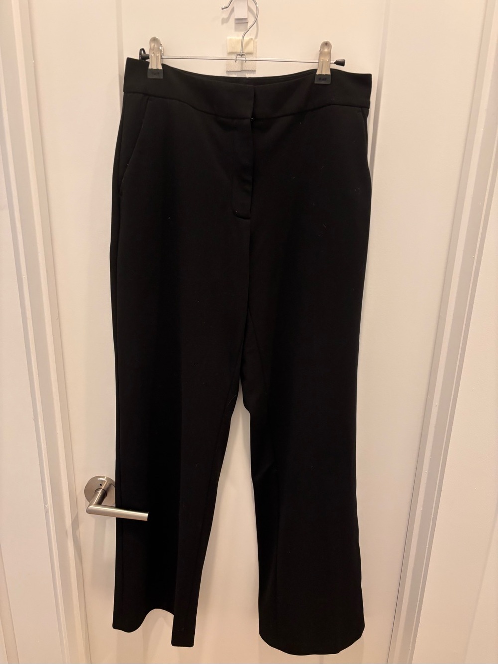 DKNY Black Straight-Leg Dress Pants